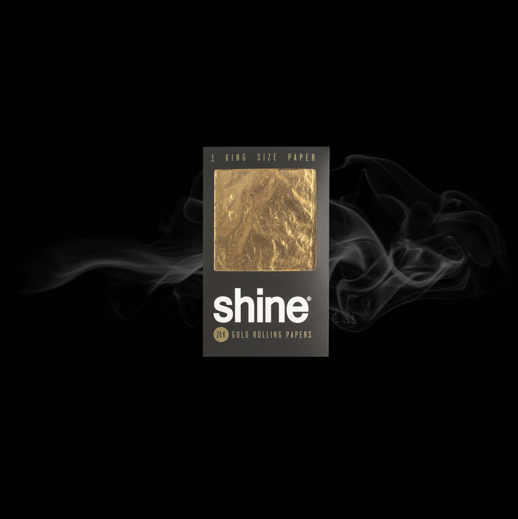 Shine 24K Gold Rolling Paper — King Size